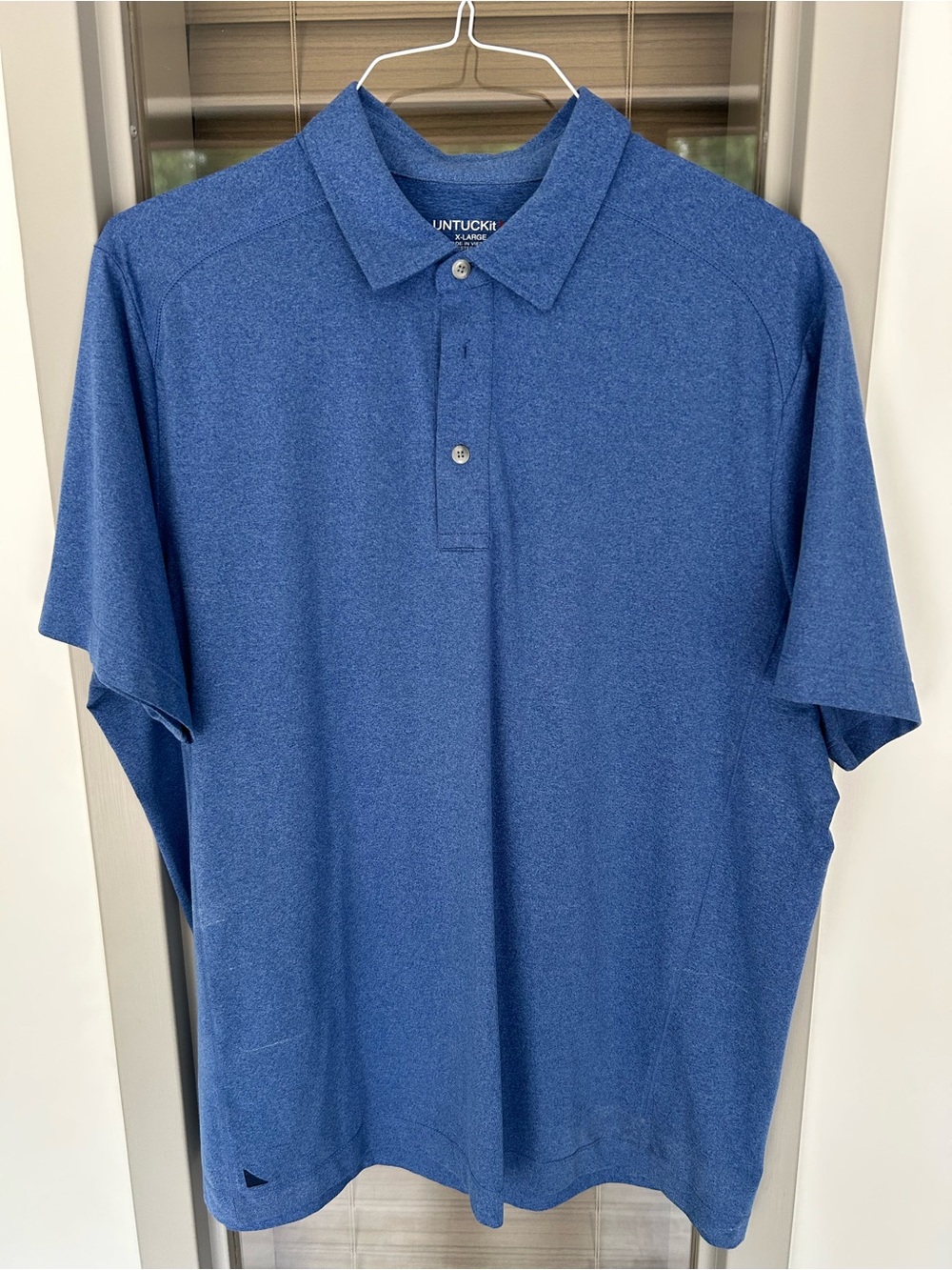 UNTUCKit Men's Blue Polo Shirt XL